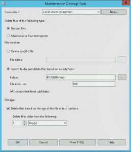 Maintenance Plan