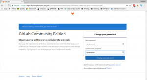 GitLab - Change Password