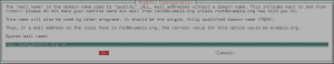 Postfix - enter FQDN